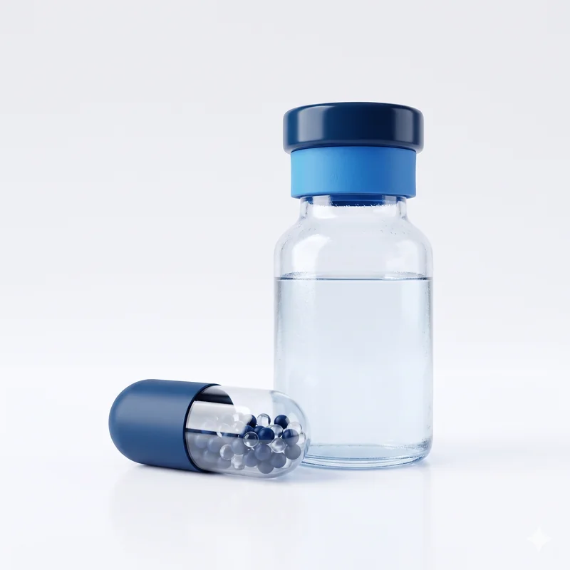 Pharmaceutical water vial
